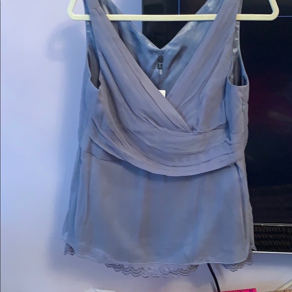 Tahiti Silk slate gray NWT dressy tank - Picture 1 of 4